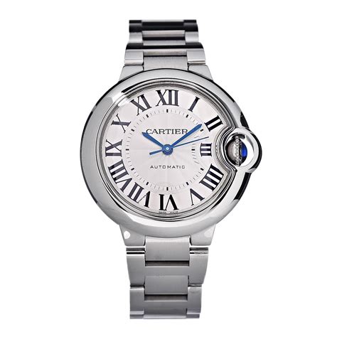 cartier stainless steel watch|cartier automatic stainless steel watch.